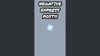 NEGATIVE EXPRESS POST #roblox #shorts #tycoonrng #tycoonrngroblox