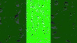 Green Screen Rain on Glass w lightning #shorts  version