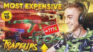 Top 10 MOST EXPENSIVE Trade-up Contracts CSGO
