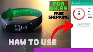 M3 Smart WatchBand IP67 Review Haw to Connect m3 Fit Pro Smart Bracelet Setup