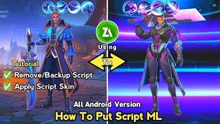 HOW TO PUT SCRIPT SKIN MLBB  HOW TO USE SCRIPT ML  SCRIPT TUTORIAL MOBILE LEGENDS 2024