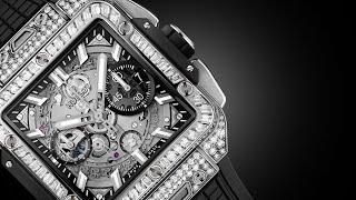 HUBLOT - SQUARE BANG UNICO TITANIUM JEWELLERY 42MM