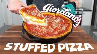This Is NOT Deep Dish Chicago STUFFED Pizza Cast Iron Recipe