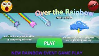 epic new event in #snakeio cirrus demons and beyond #new rainbow event game play