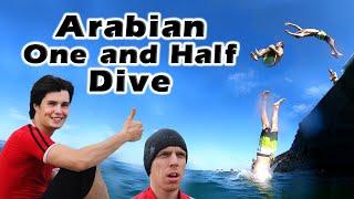 Как научиться Полтора твиста в рыбку Arabian One and a Half Dive Tutorial