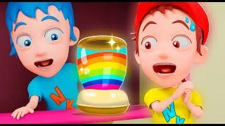 Colorful Drink Machine  Learn Colors + More Nursery Rhymes and Kids Songs