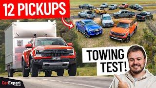 Pickup towing test Top 12 trucks compared in tough ute tests to find the best