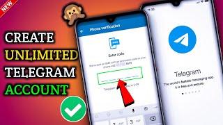 NEW How To Make Telegram Account Without Number  Free Unlimited Telegram Account