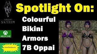 Skyrim mods - Vera - Spotlight On The Colourful Bikini Armors  7B Oppai