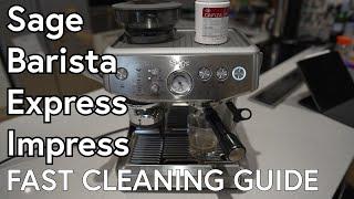 Sage  Breville Barista Express Impress Cleaning Cycle - Quick Guide