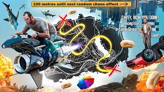 NEW Every 100 Metres Causes Random CHAOS Effect Can I Cross GTA 5? #2