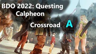 OLD BDO Calpheon Main Quest Line Crossroad A 22