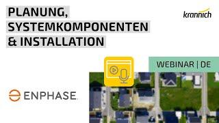 Webinar Enphase - Planung Systemkomponenten & Installation