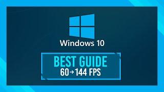 Ultimate Windows 10 Gaming Performance Optimization Guide + GIVEAWAY SPON