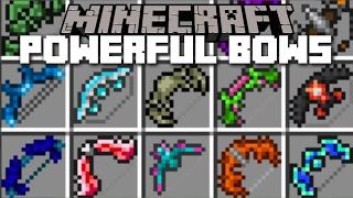 Minecraft POWERFUL BOWS MOD  FIGHT AGAINST THE ACID ARROWS Minecraft