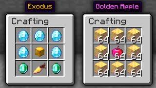 Crafting these RARE items in hypixel uhc...