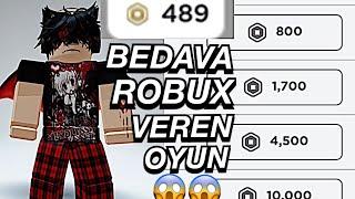 BEDAVA ROBUX VEREN OYUN  BEN ŞOK OLDUM  - Roblox Türkçe