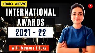 International Awards 2021-2022  Nobel Oscar Pulitzer Magsaysay & more  Static & Current GK