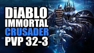 DIABLO IMMORTAL  BG  CRUSADER PVP 32-3  ArRO - T≡MPLΛR