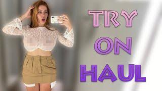 4K Exciting See through Fashion with Katy  Transparent Haul 2024