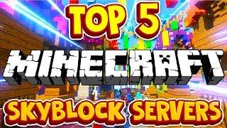 TOP 5 OP SKYBLOCK SERVERS 1.81.91.101.121.131.14 2019 HD New Big Minecraft Servers