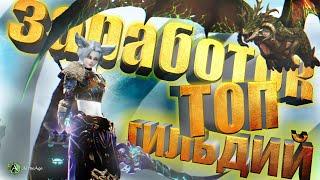 Заработок игроков в топ гильдиях. MMORPG Archeage.Как делят голду между всеми игроками.