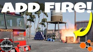 We Add Working FIRE to BeamNG Drive BeamNG Drive mods - How to install in description