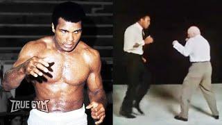 Как побить Мухаммеда Али  Кас ДАмато и Али легкий спарринг  Это видео вошло в историю бокса