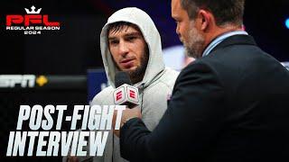 Magomed Umalatov Sioux Falls Post Fight Interview   2024 PFL Regular Season