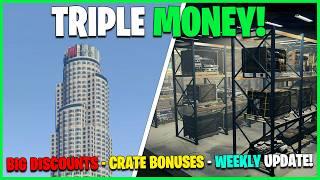 TRIPLE MONEY DISCOUNTS & LIMITED-TIME CONTENT GTA ONLINE WEEKLY UPDATE