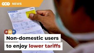 Lower electricity tariffs for non-domestic users from July 1