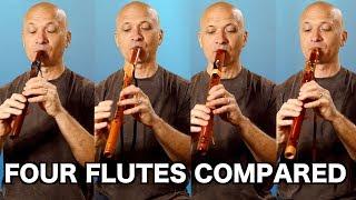 Native Flute Comparison 4 Makers