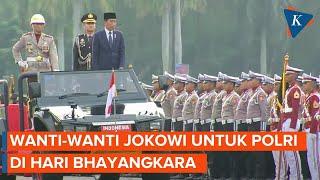 FULL Pidato Jokowi di Hari Bhayangkara Ingatkan Polri Jangan Kalah dari Penjahat