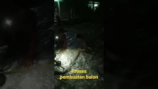 bikin balon sebelum lebaran