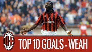 George Weahs top 10 goals for AC Milan