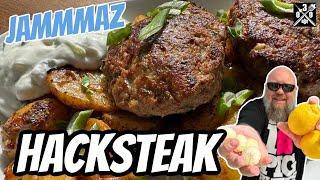 Jammmaz Hacksteak a la Griechenland mit Zitronenkartoffeln - 030 BBQ