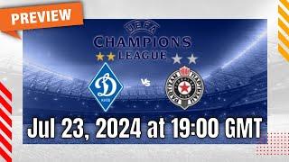 Champions League  Dynamo Kiev vs. Partizan - prediction team news lineups  Preview