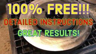 Resurfacing Brake Rotors for Free at Home How to