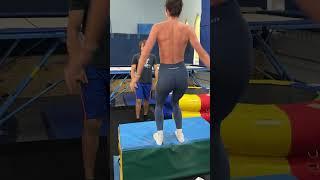 My gymnastics trainer’s first day on the job