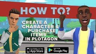 Create your characters in Plotagon.