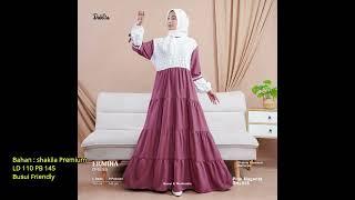 REVIEW MODEL GAMIS TERBARU BAHAN ADEM - DISTRIBUTOR GAMIS PREMIUM