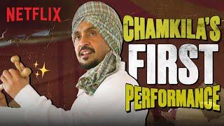 #Chamkila ‘s Debut Performance Gets a HUGE CHEER   Diljit Dosanjh  Netflix India