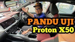 Proton X50 - Pandu Uji. Kelazatan memecut dan membelok.