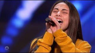 Ashley Marina 12-Year-Old WOWS With An Emotional Original For Her Dad Americas Got Talent