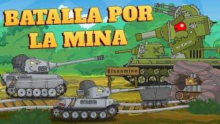 Batalla por la mina - Dibujos animados sobre tanques