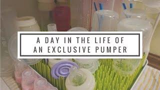 Day in the Life of an Exclusive Pumper  Stay at Home Momma of Infant & Toddler