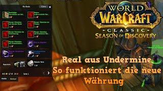 Angelaufener Real aus Undermine das könnt ihr damit kaufen  WoW Classic SOD Guide GermanDeutsch