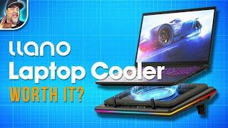 llano V12 Laptop Cooler - Real World Test