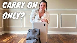 How to Pack for Long Term Travel in 2024 CARRY-ON ONLY  Packing Tips and Checklist