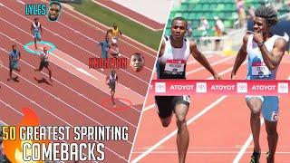THE GREATEST SPRINTING COMEBACKS IN HISTORY 100m200m4x100m